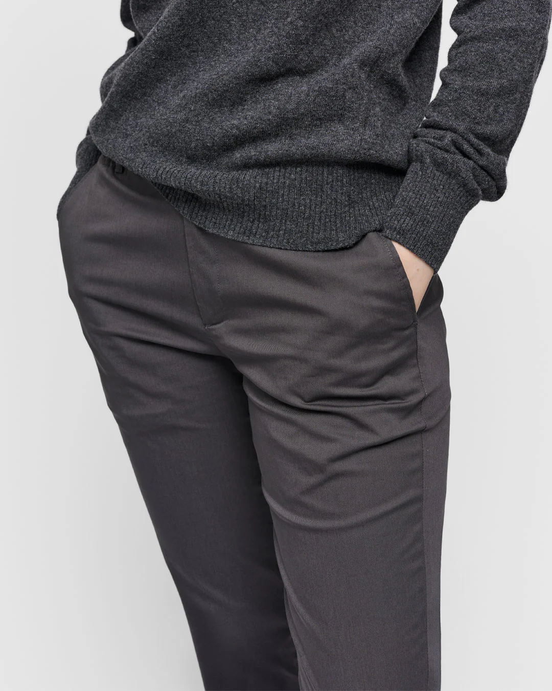 The Unisex Chino - Grey - Image 3