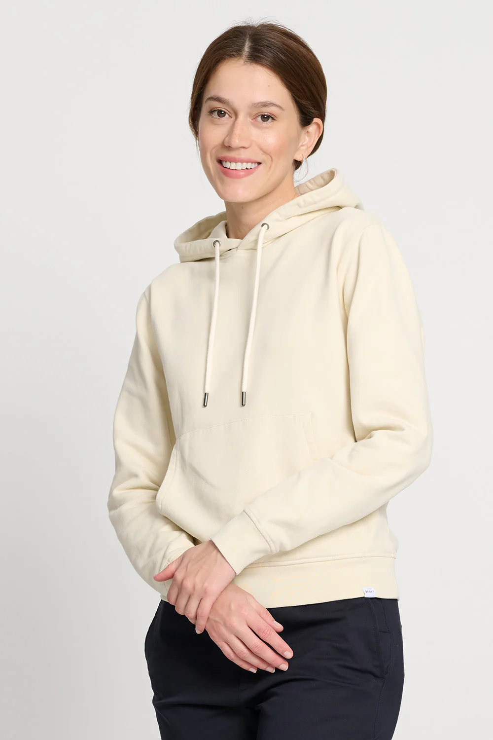 The Unisex Hoodie - Beige - Image 7