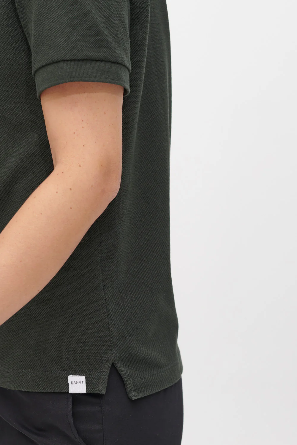 The Unisex Polo Shirt - Dark Green - Image 5