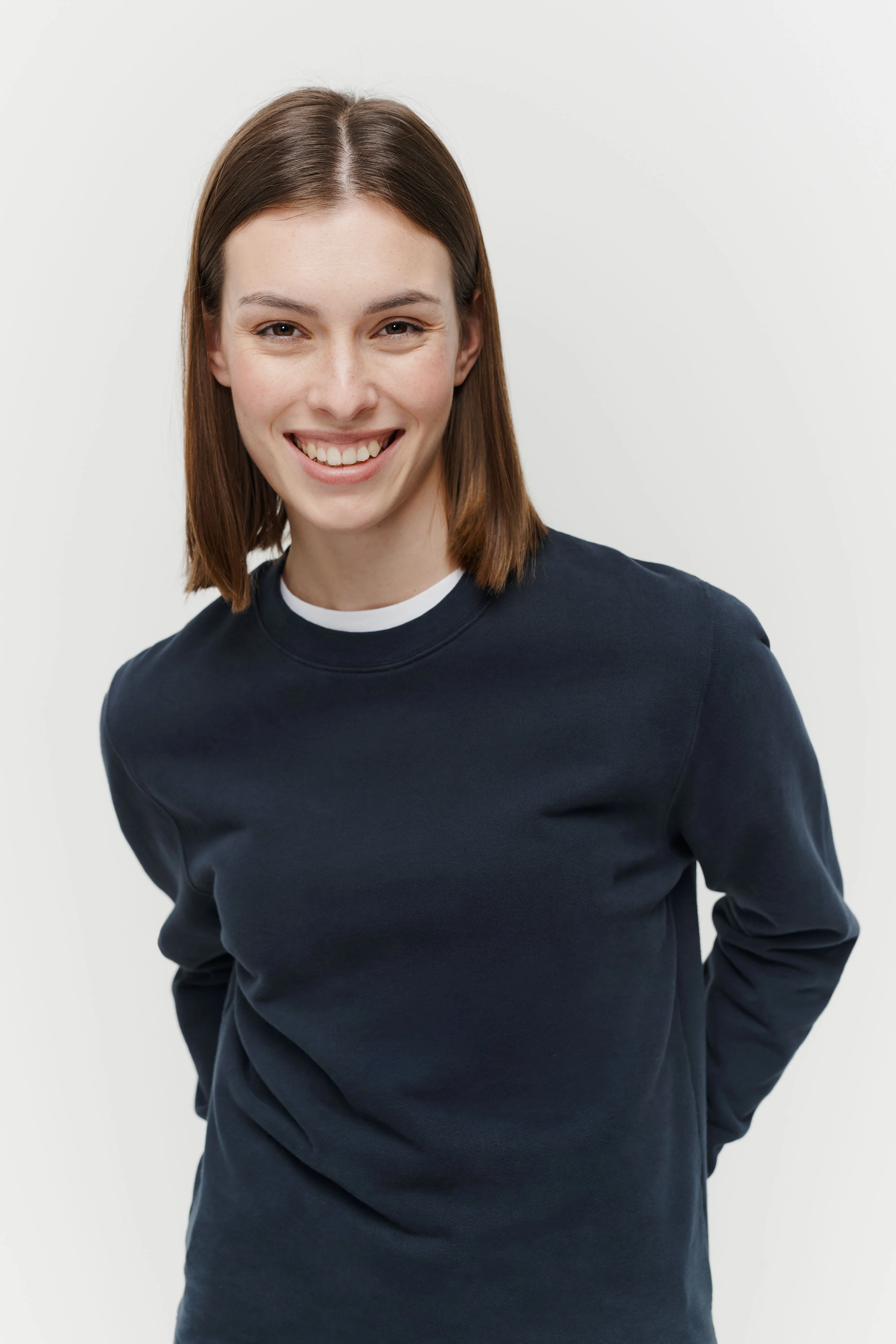 The Unisex Sweatshirt - Navy - Image 4