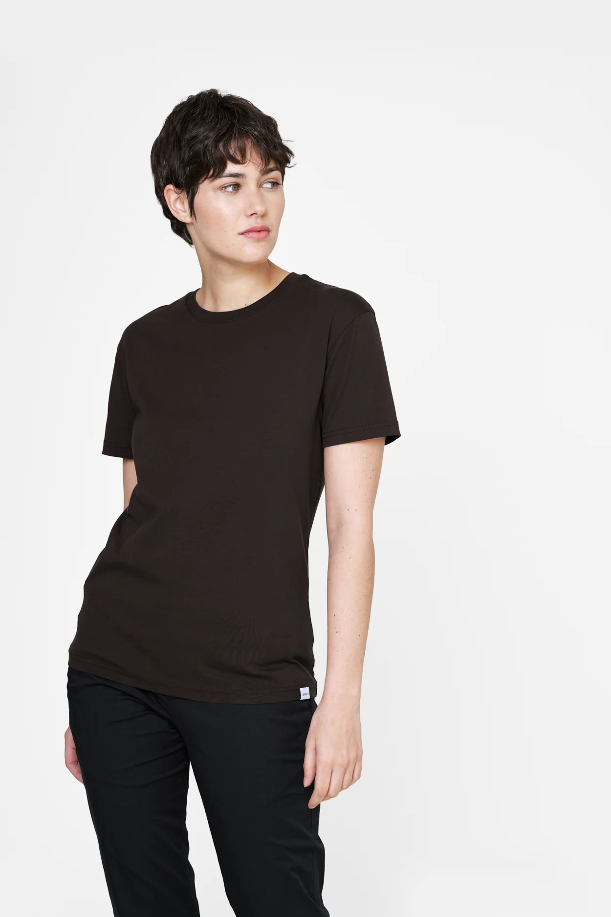 The Unisex T-Shirt - Dark Brown - Image 5