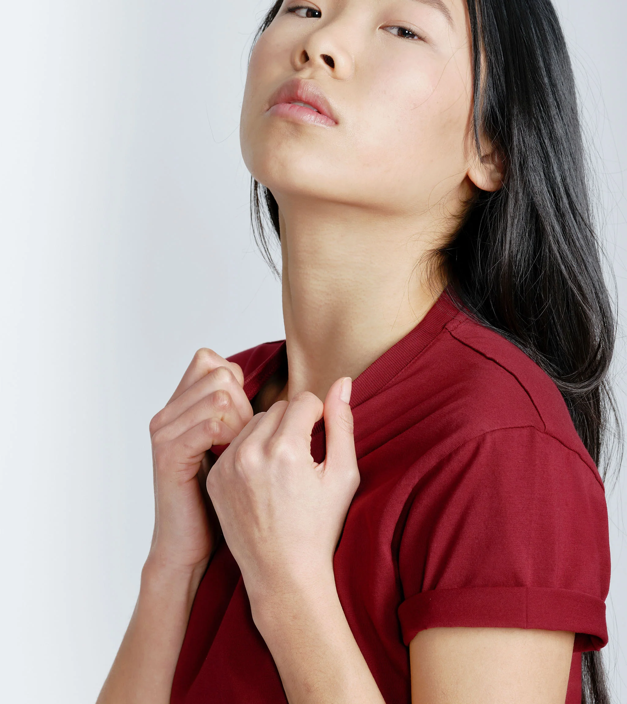 The Unisex T-Shirt - Dark Red - Image 3
