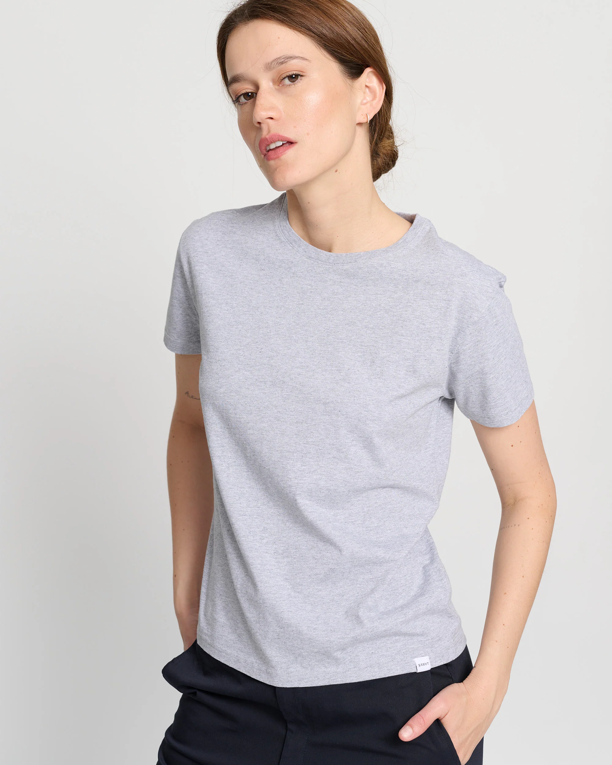 The Unisex T-Shirt - Grey Melange - Image 6
