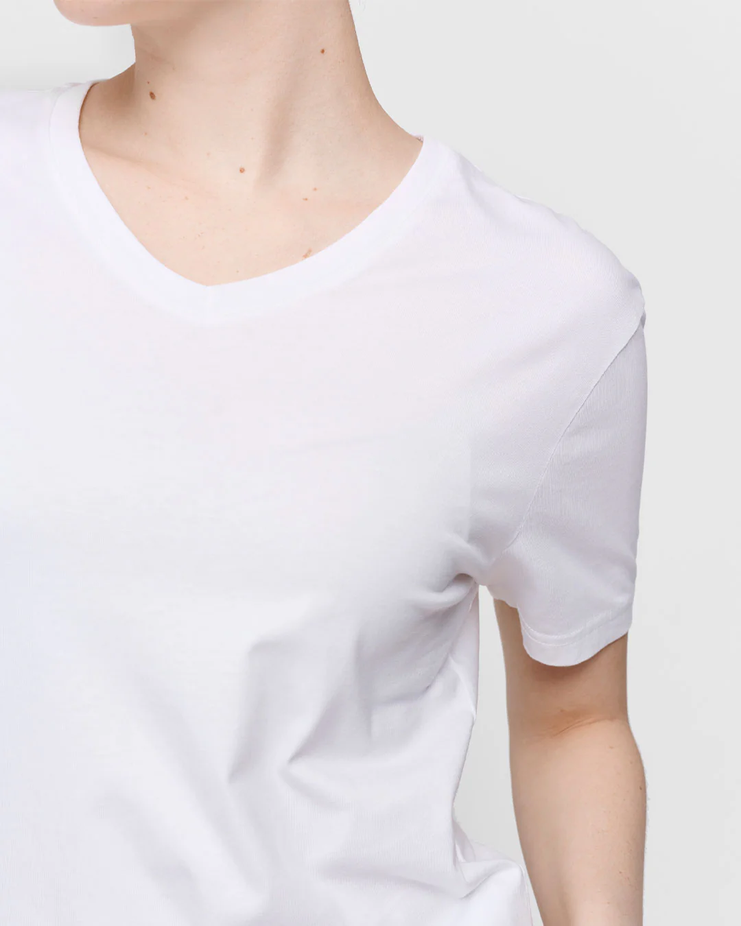 The Unisex V-Neck - White - Image 5