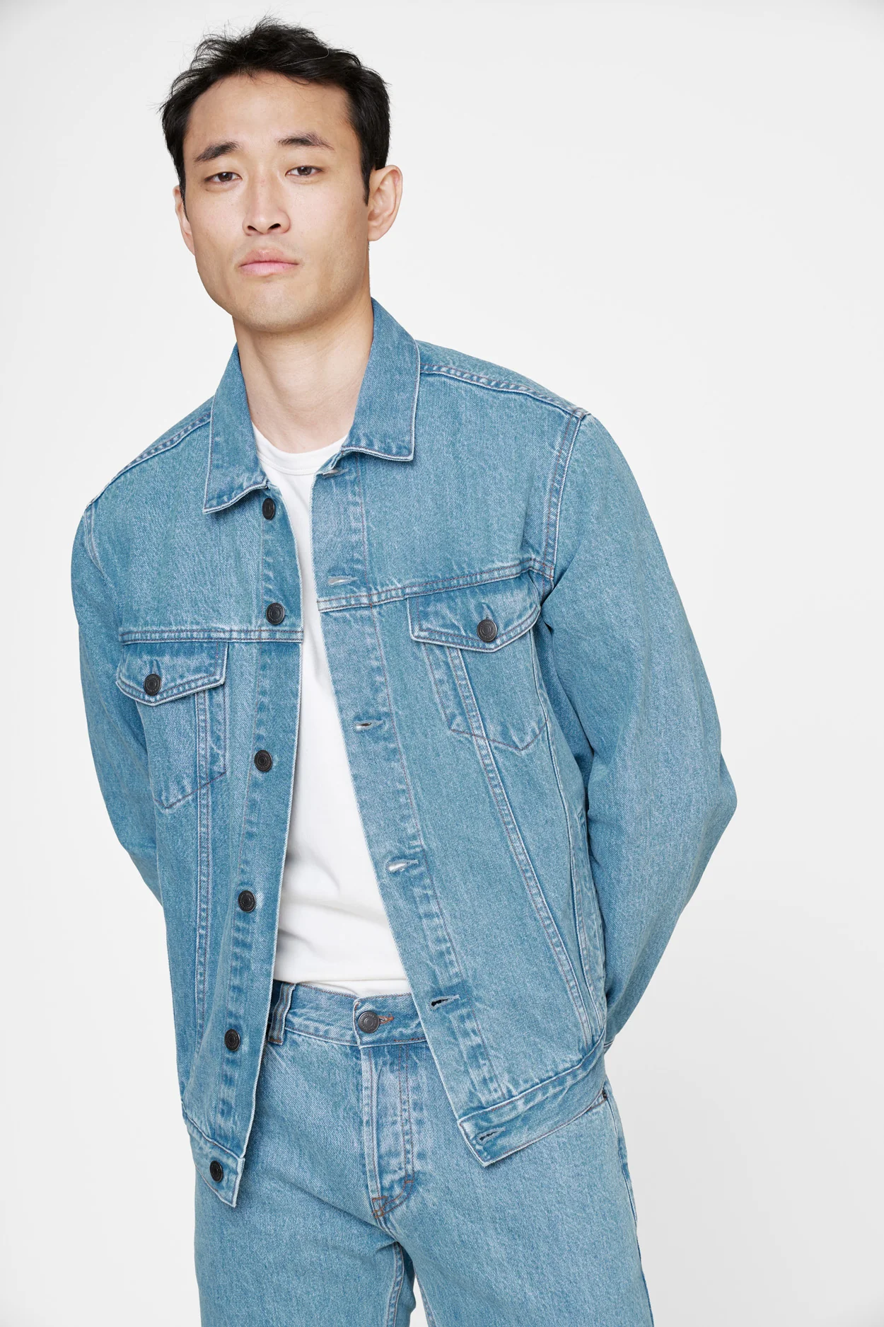The Denim Jacket - Light Blue - Image 6