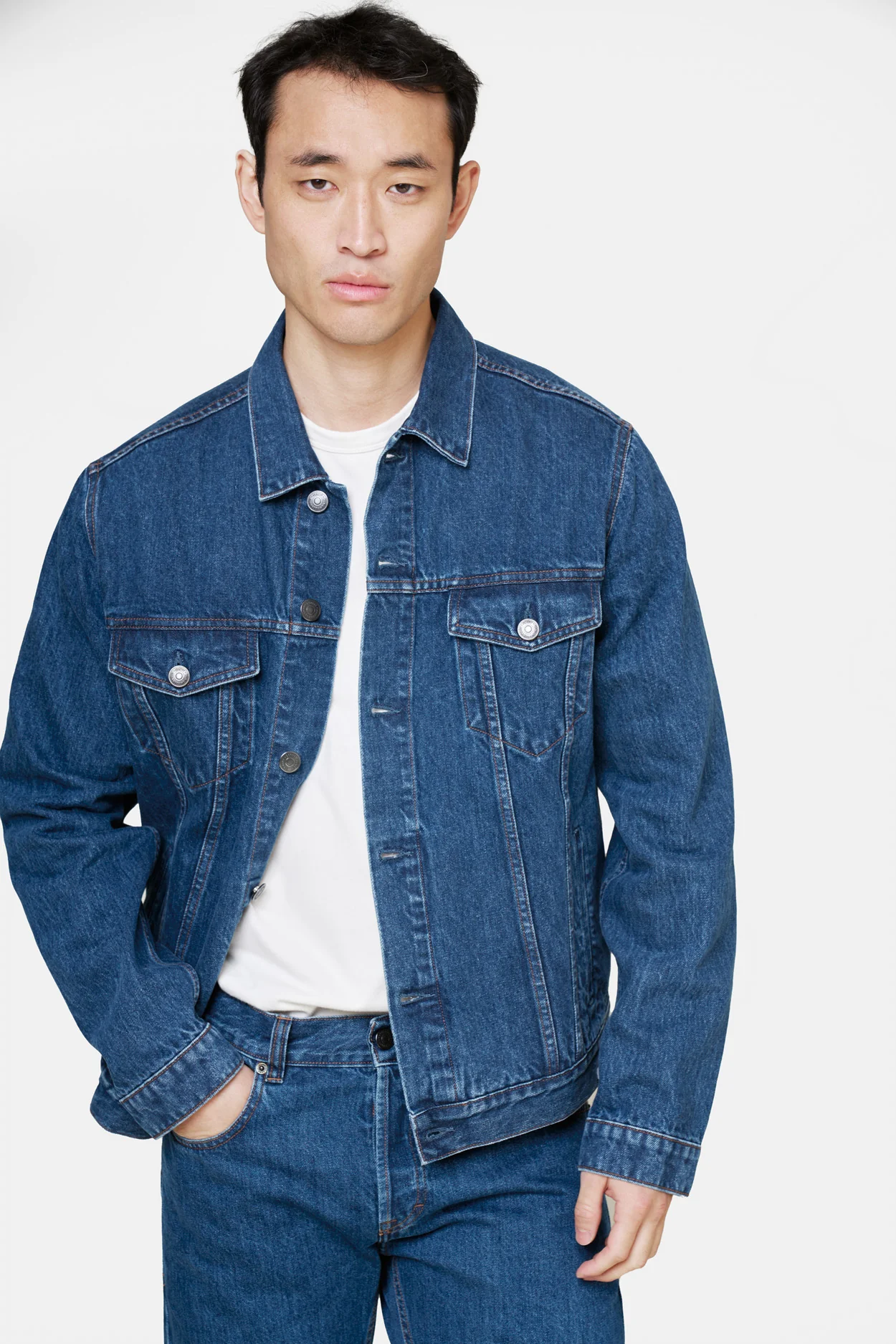 The Denim Jacket - Washed Blue - Image 3