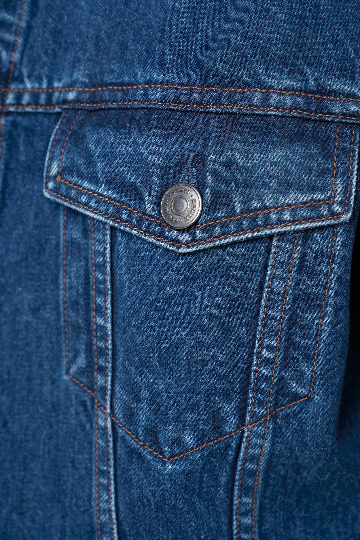 The Denim Jacket - Washed Blue - Image 4