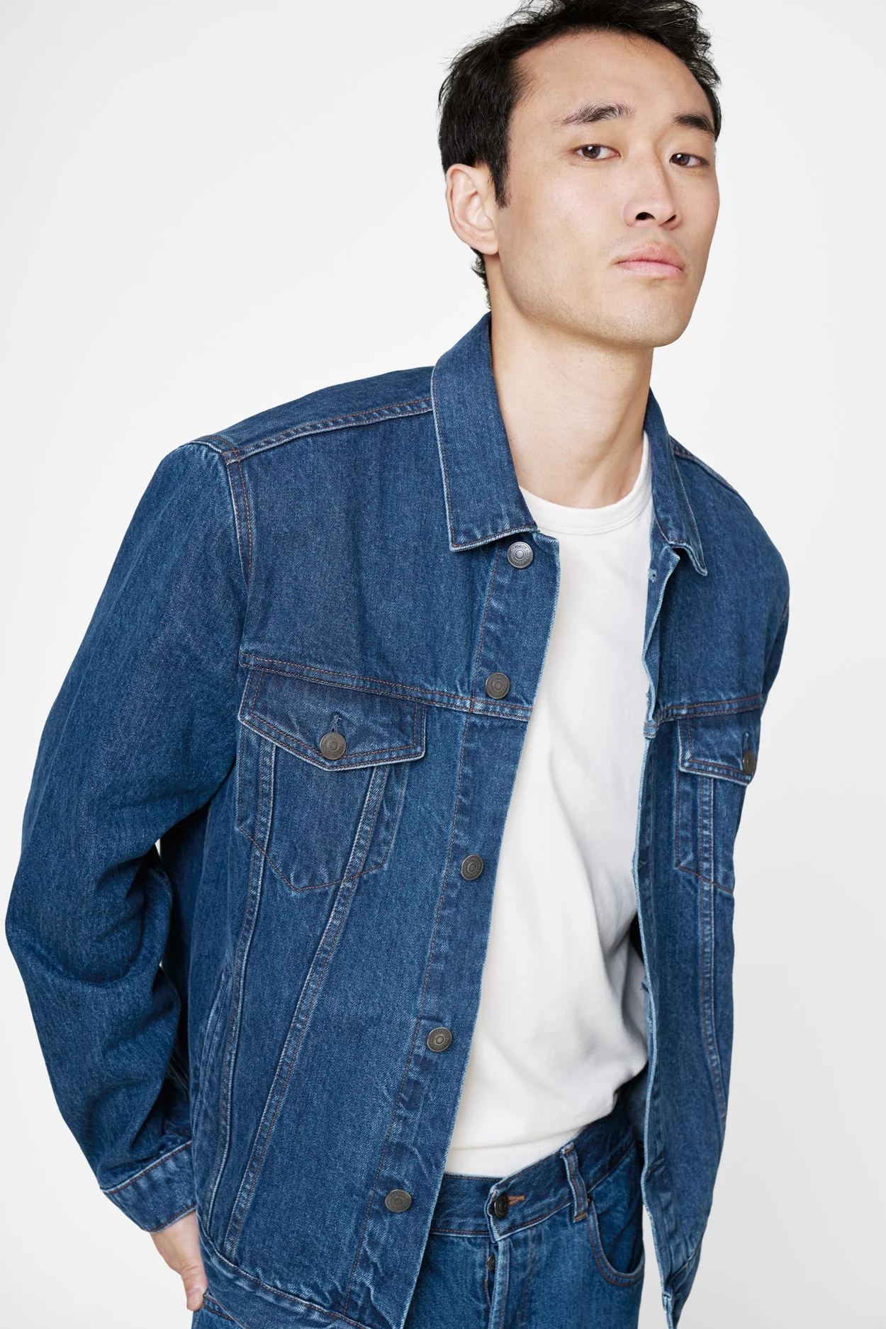 The Denim Jacket - Washed Blue - Image 5