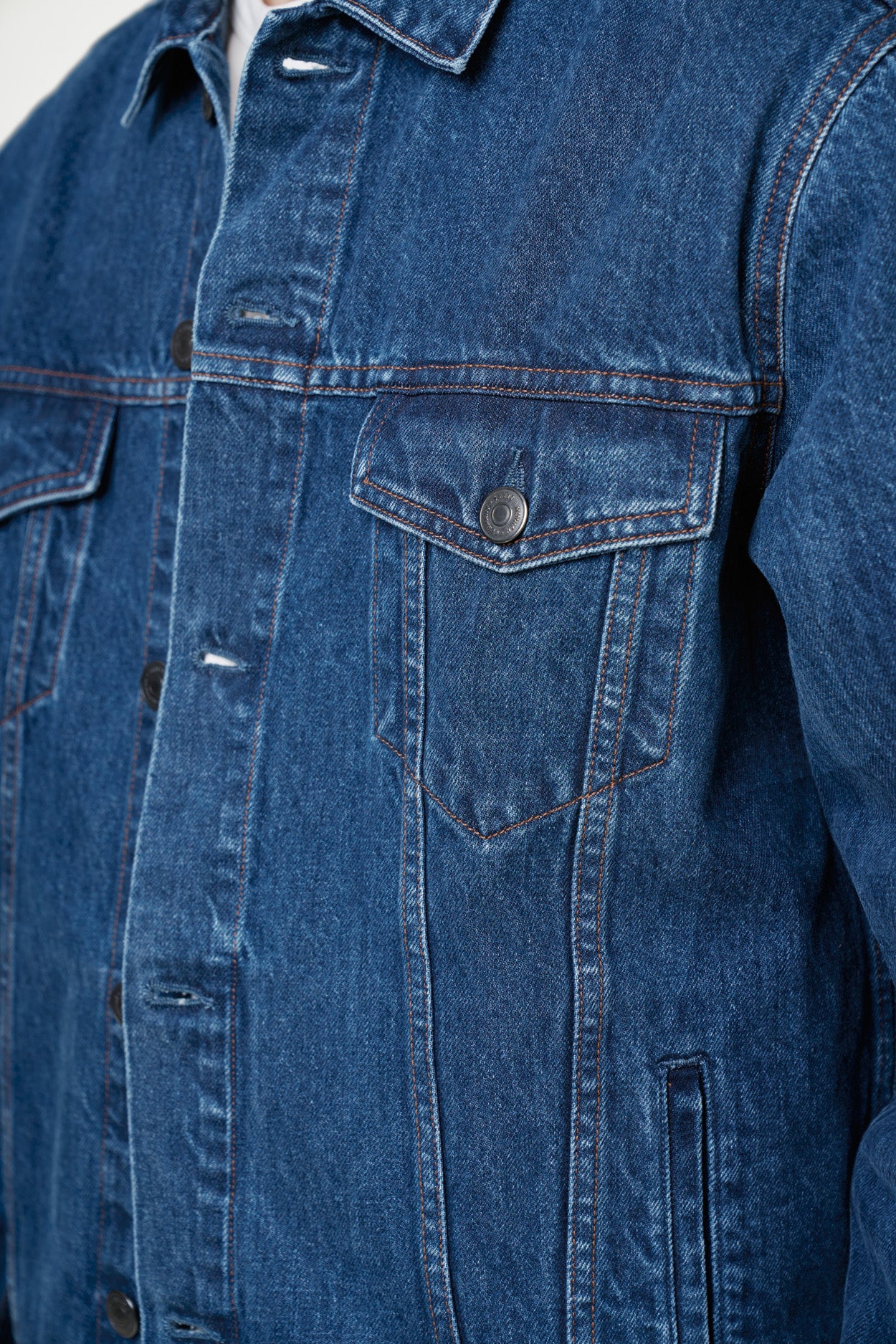 The Denim Jacket - Washed Blue - Image 6