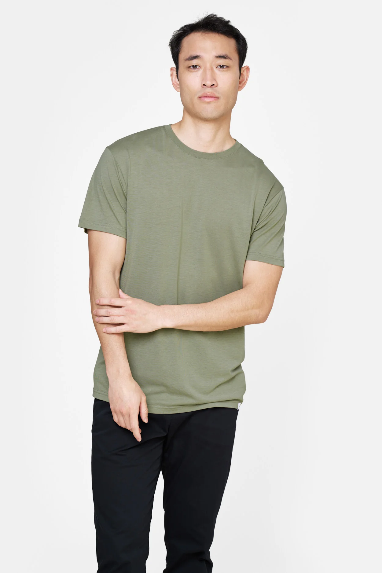 The Lightweight T-Shirt - Sage Green - Image 4