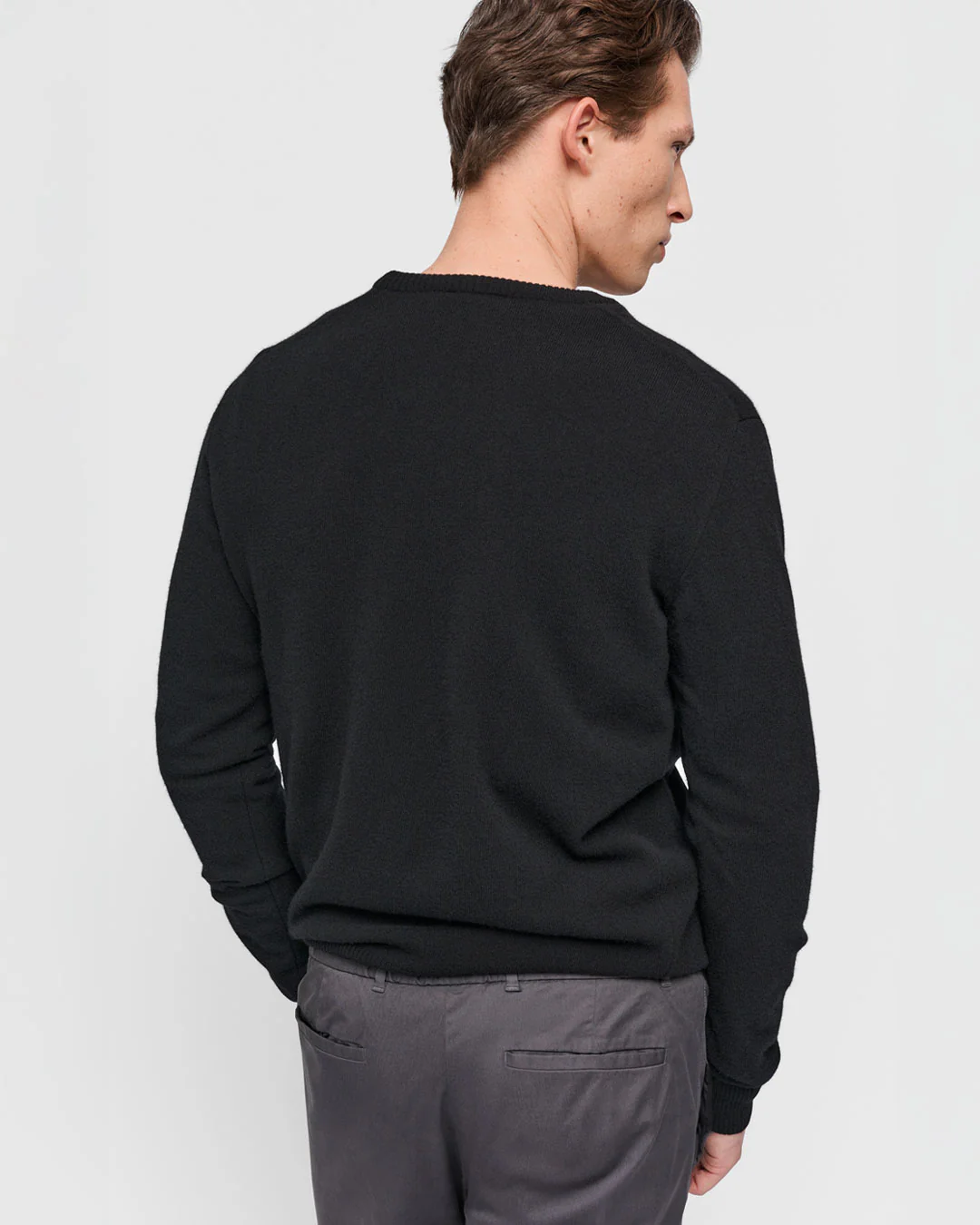 The Merino Sweater - Black - Image 4
