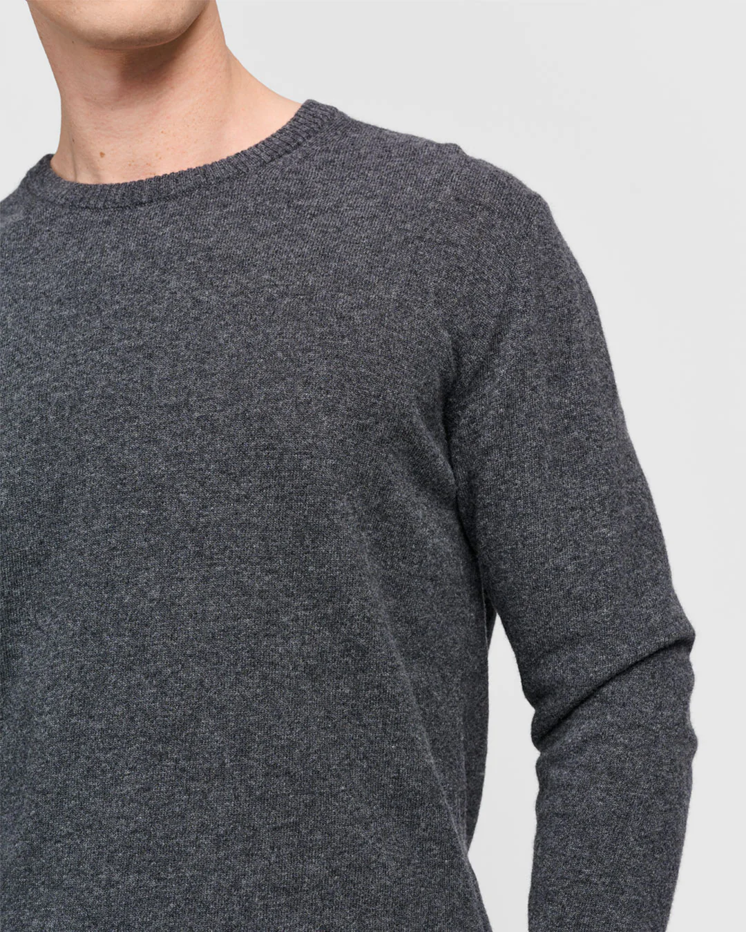 The Merino Sweater - Grey - Image 3