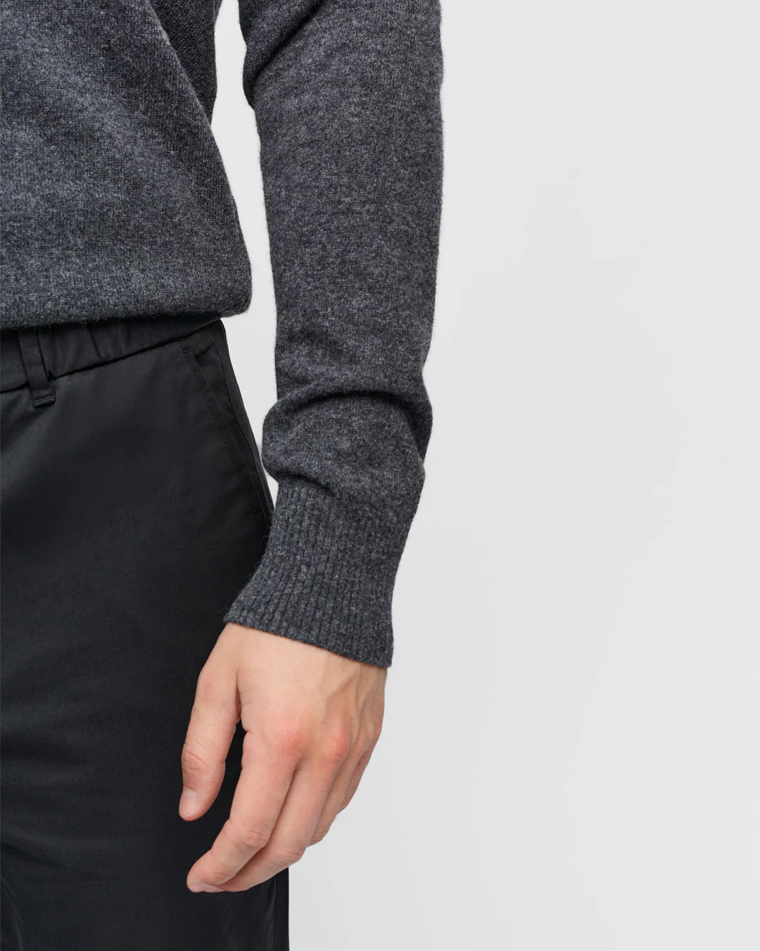The Merino Sweater - Grey - Image 5