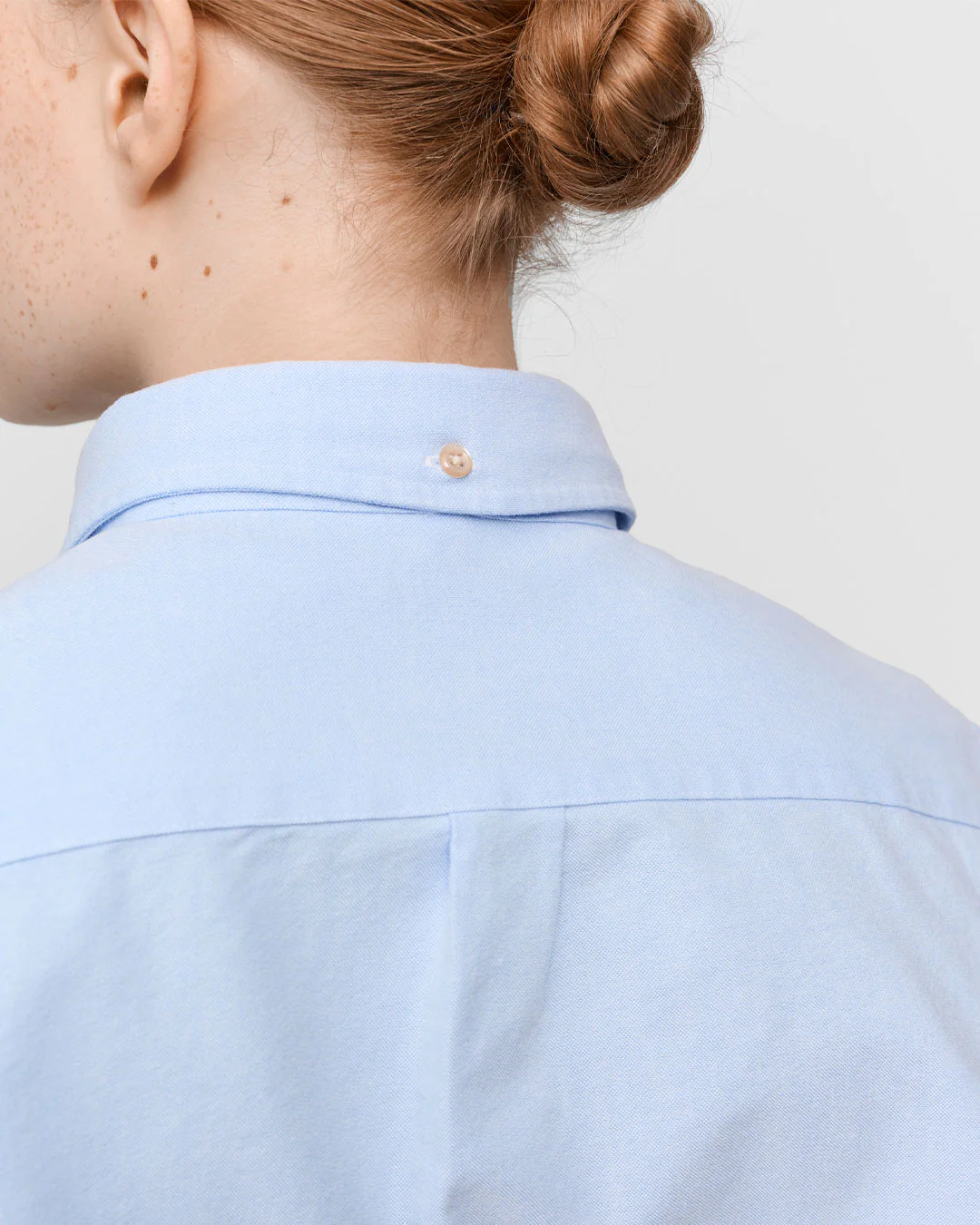 The Oversized Oxford Shirt - Light Blue - Image 5