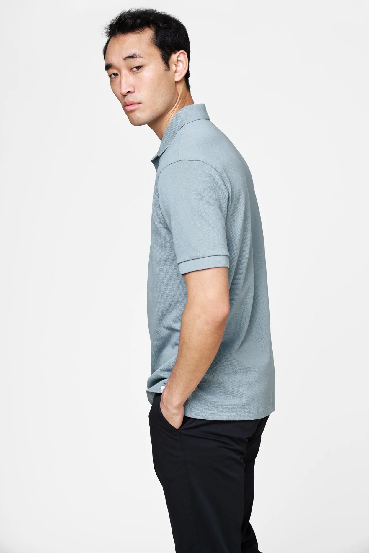 The Perfect Polo Shirt - Light Blue - Image 5