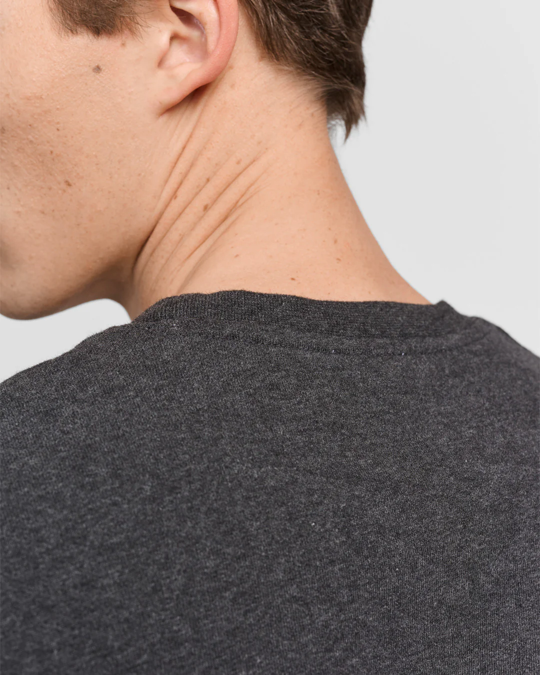 The Perfect Sweatshirt - Dark Grey Melange - Image 3