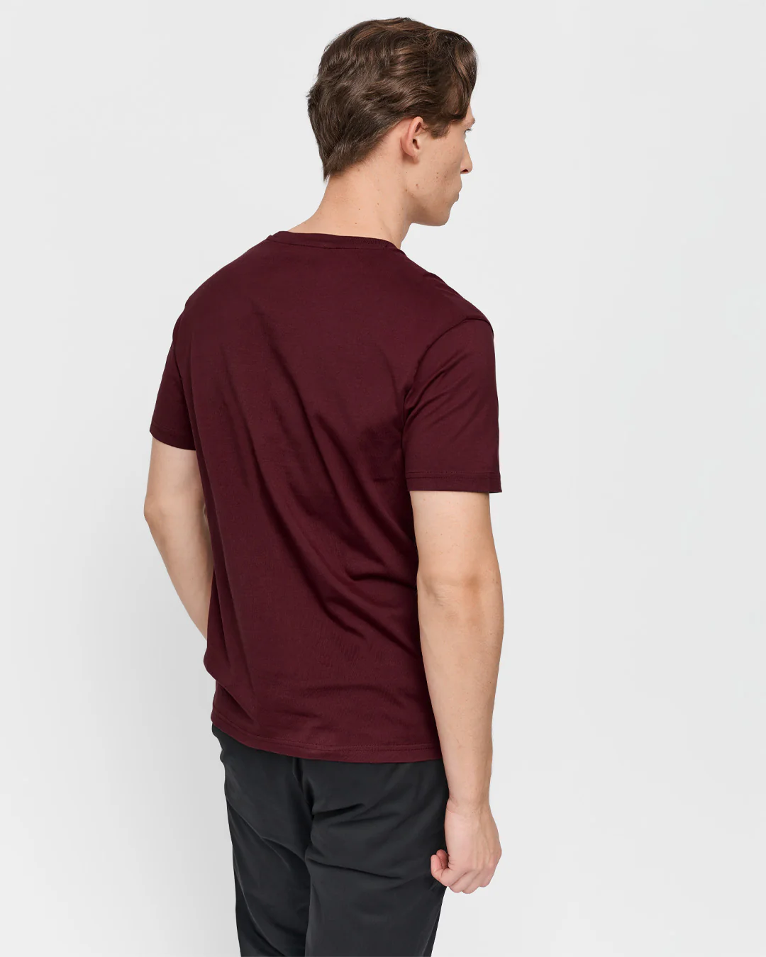 The Perfect T-Shirt - Burgundy Red - Image 4