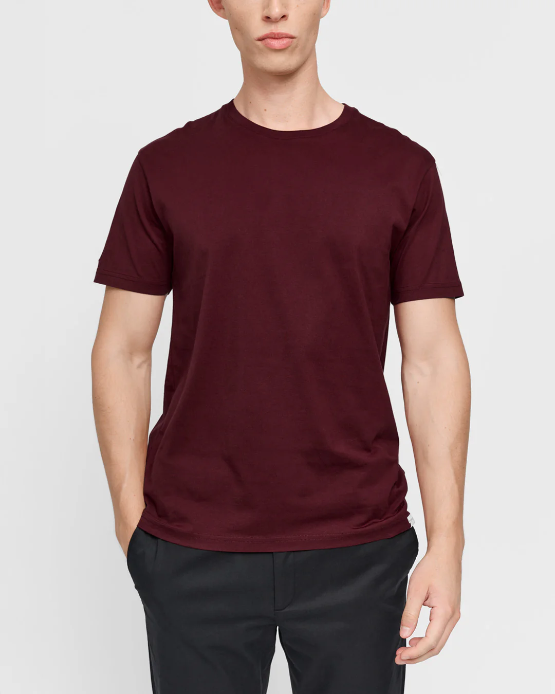 The Perfect T-Shirt - Burgundy Red - Image 5