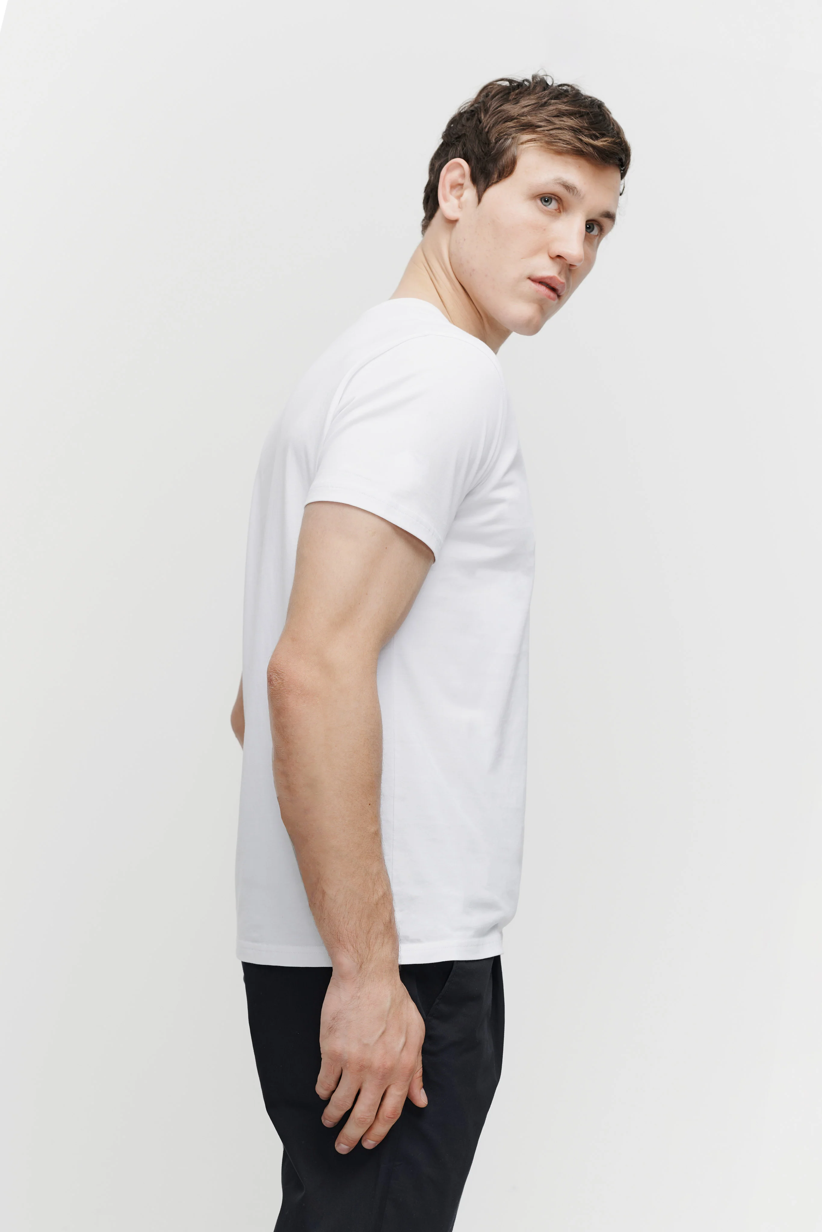 The Perfect T-Shirt - White (3 Pack) - Image 3