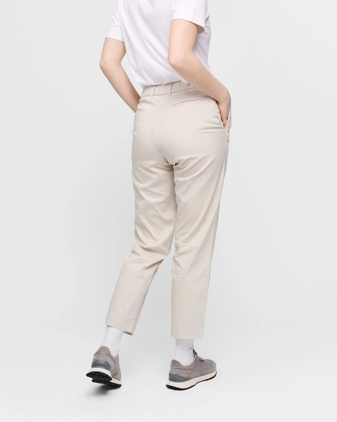 The Relaxed Unisex Chino - Ivory - Image 3