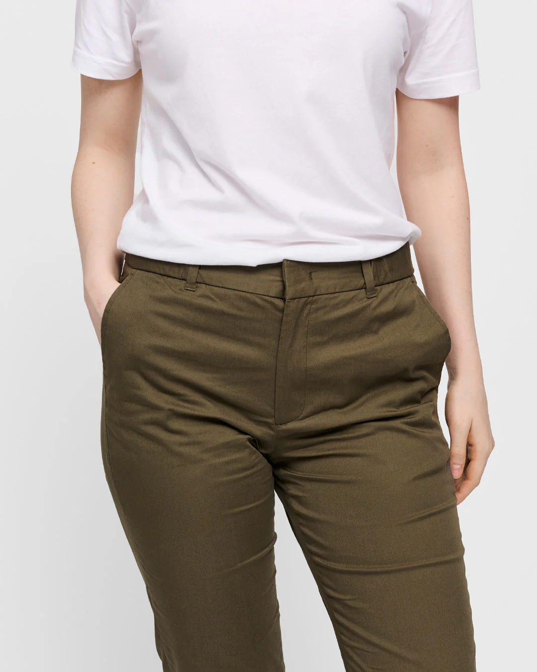 The Unisex Chino - Olive Green - Image 3