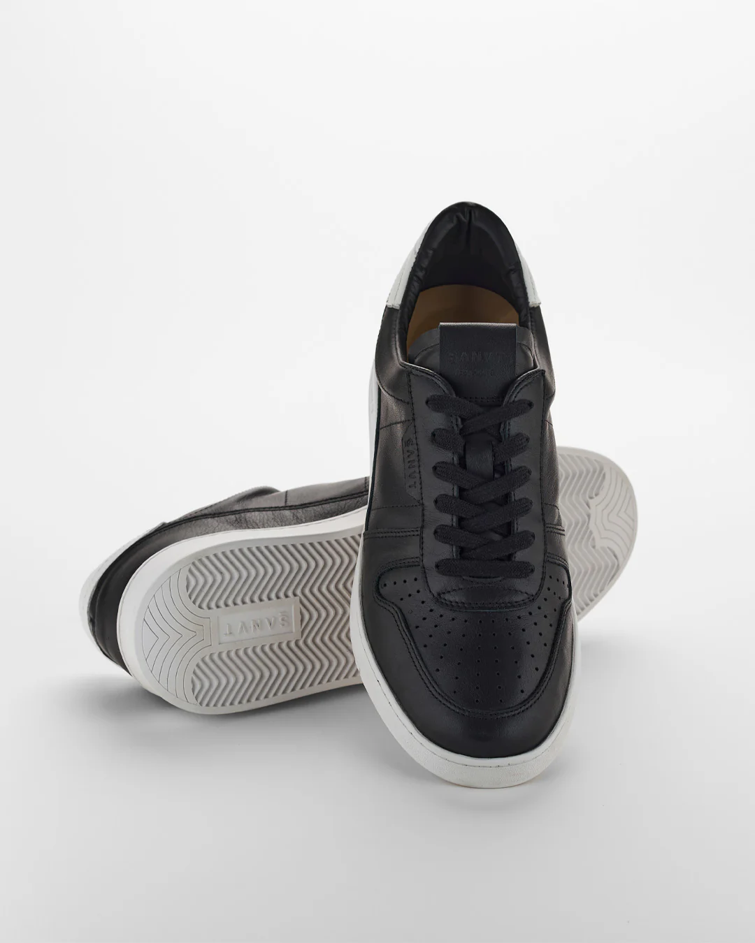 The Court Sneaker - Black Leather - Image 5