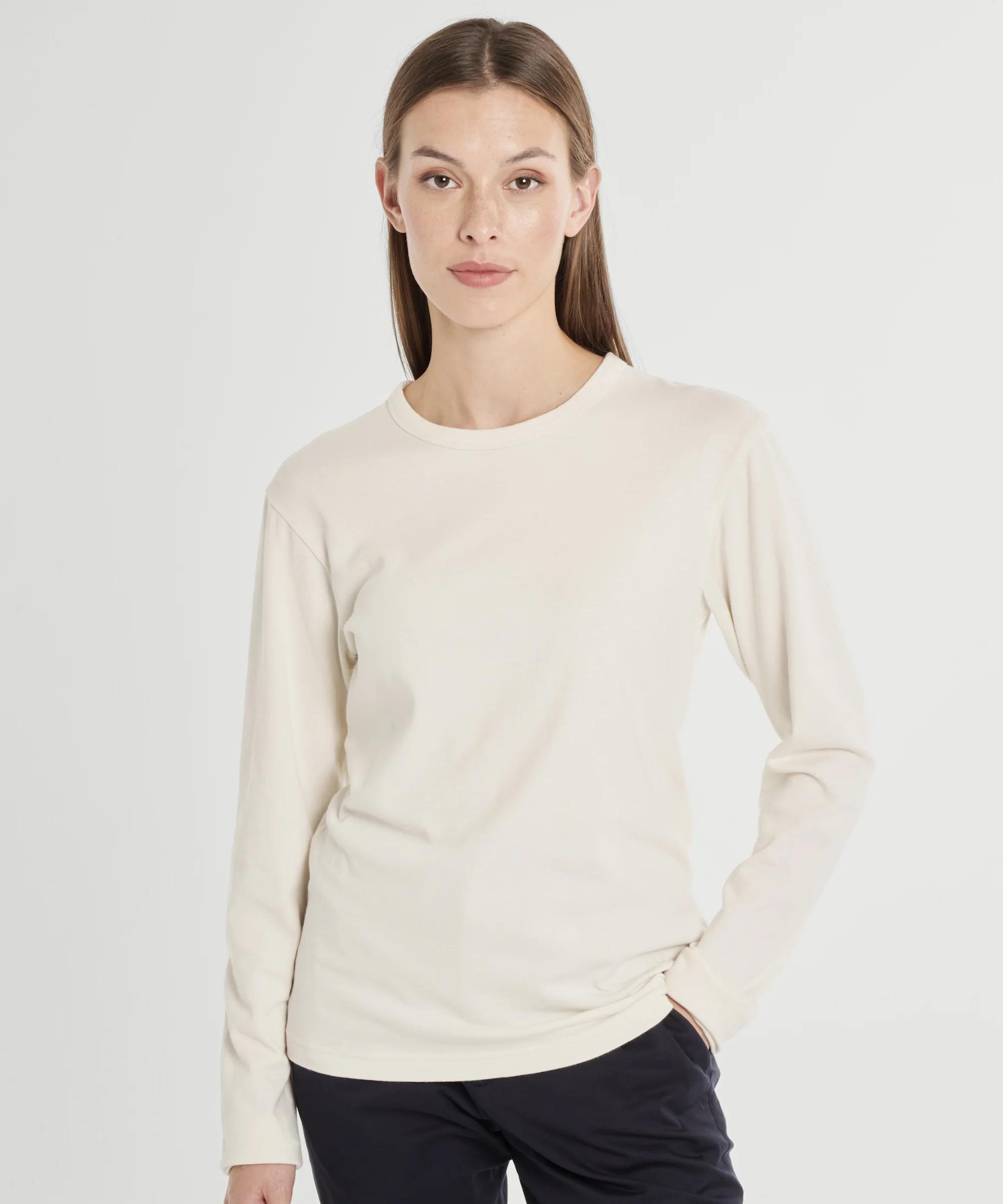 The Unisex Longsleeve T-Shirt - Off-White