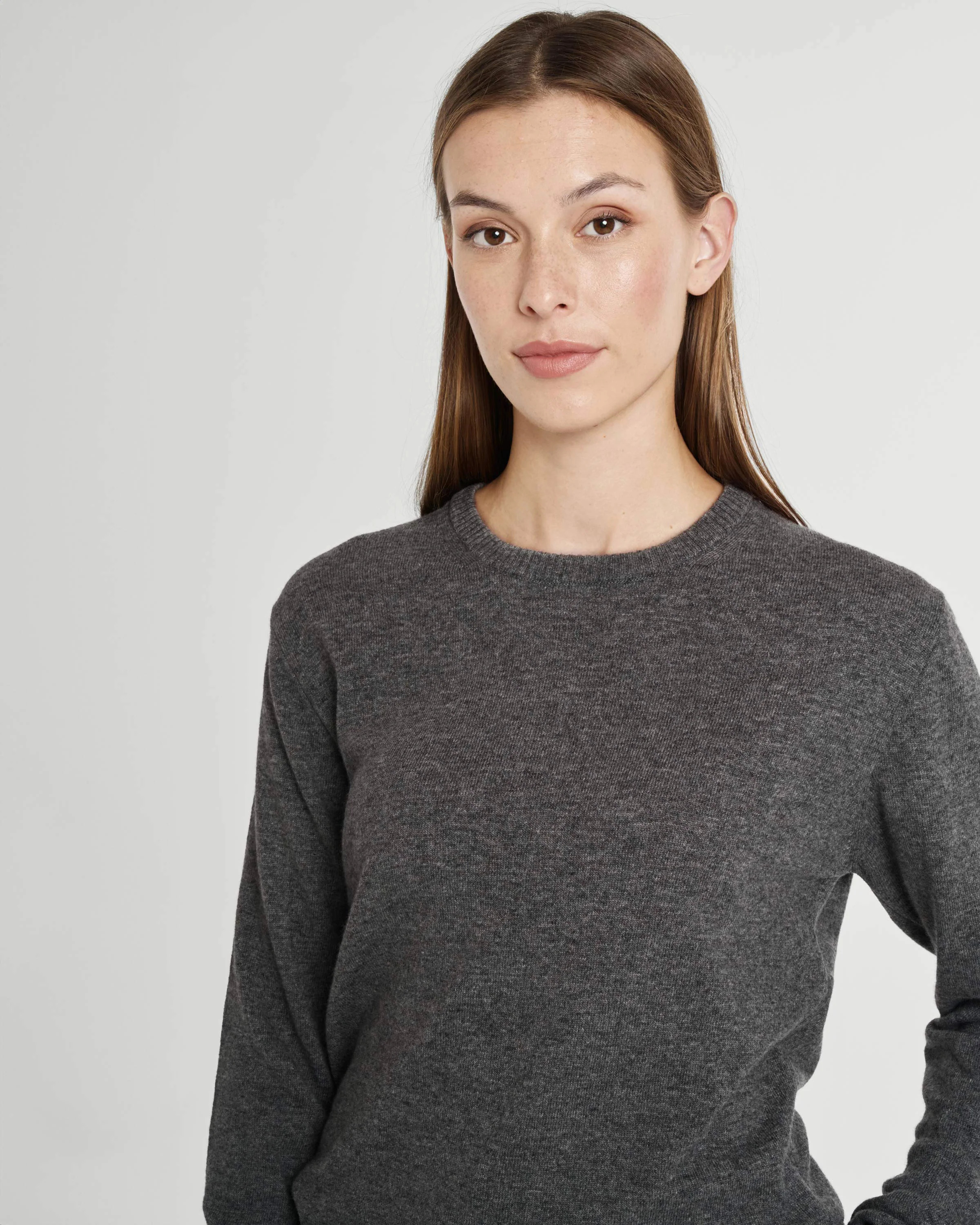 The Unisex Merino Sweater - Grey - Image 6