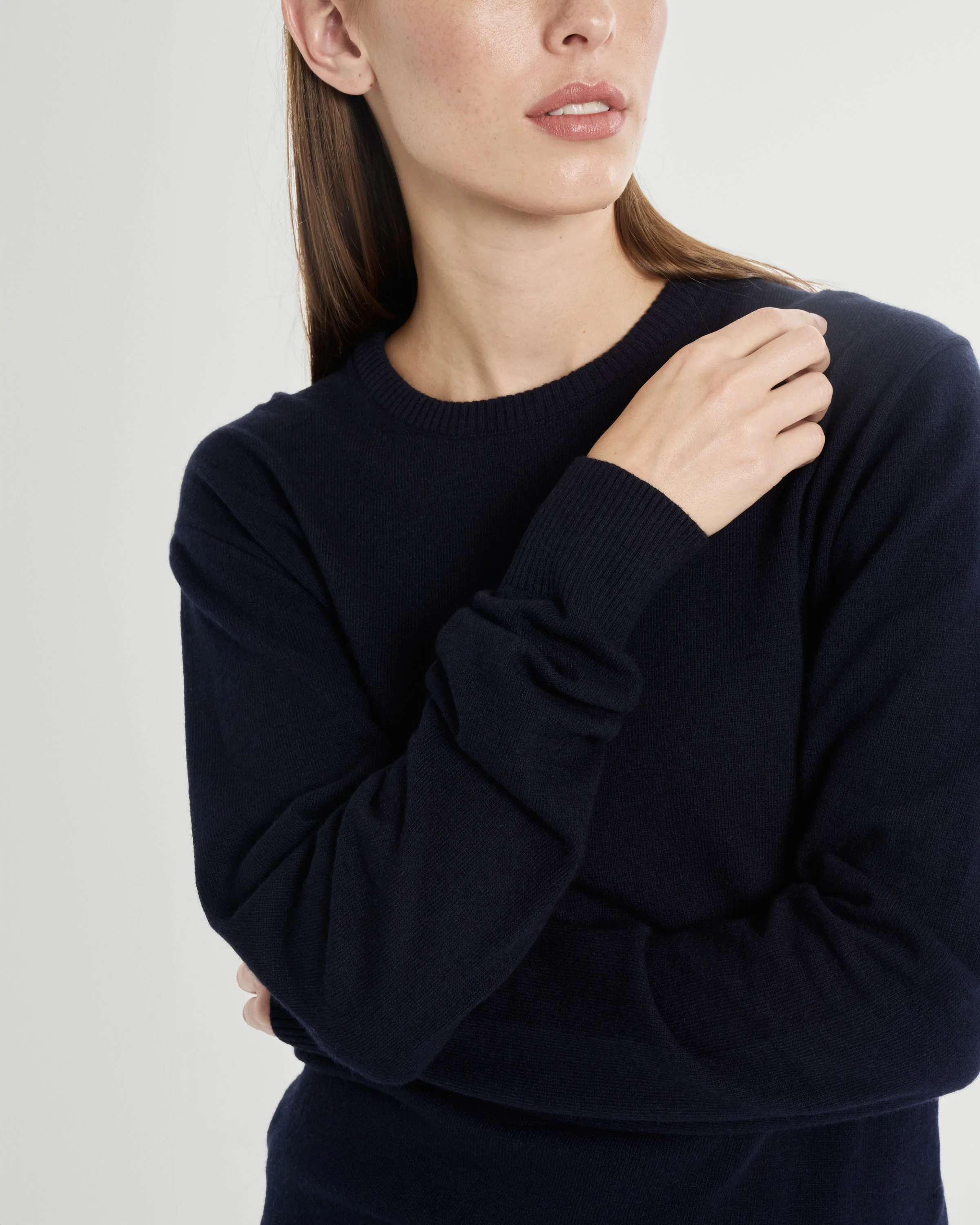 The Unisex Merino Sweater - Navy - Image 7