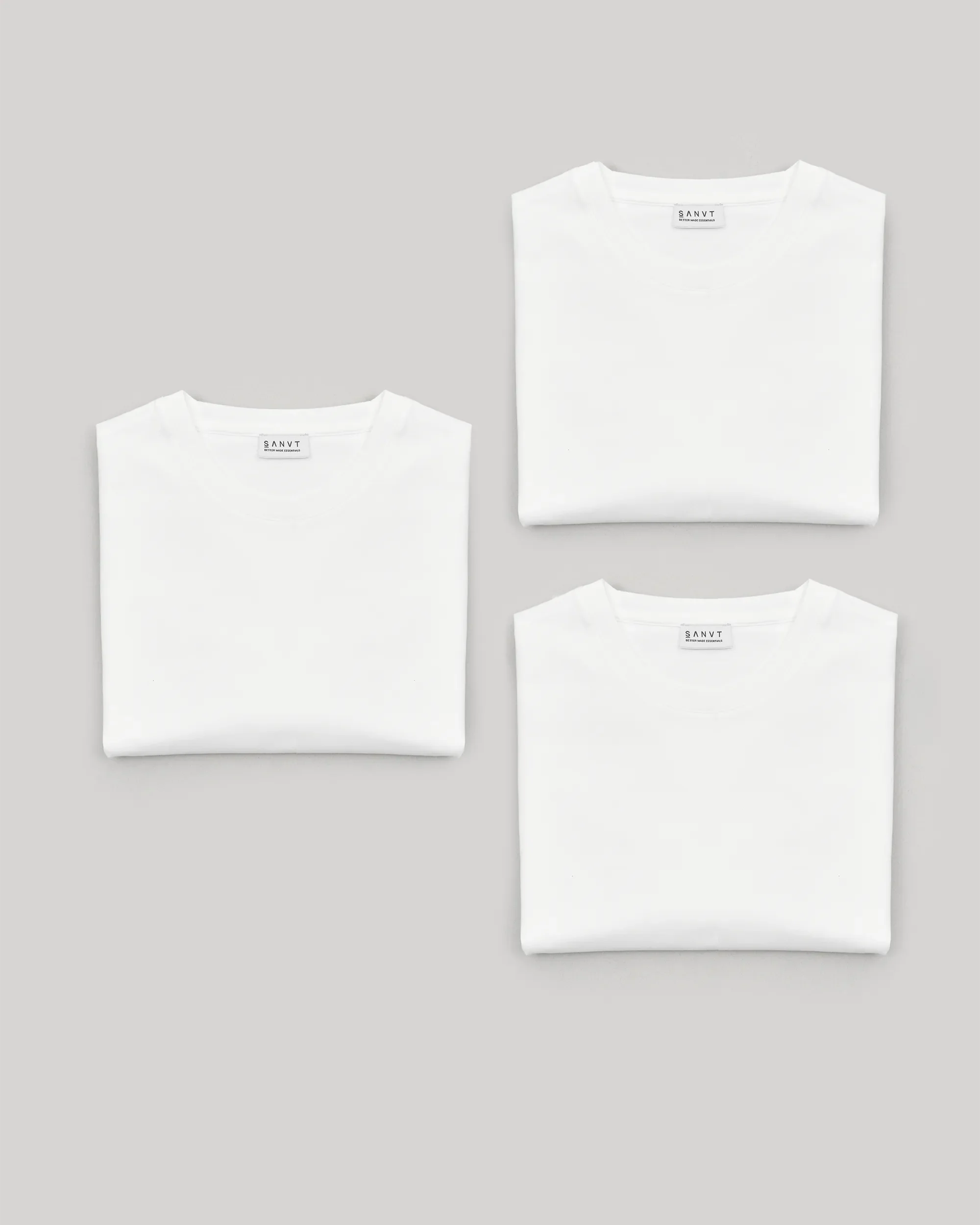 The Unisex T-Shirt - White (3 Pack)