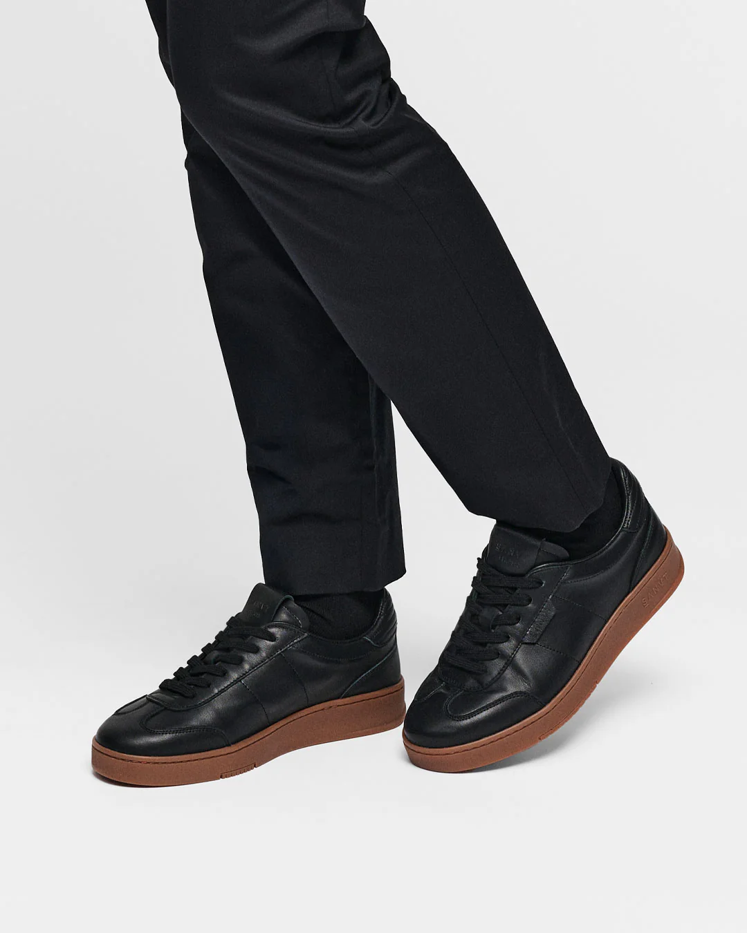The Unisex Terrace Sneaker - Black Leather - Image 3