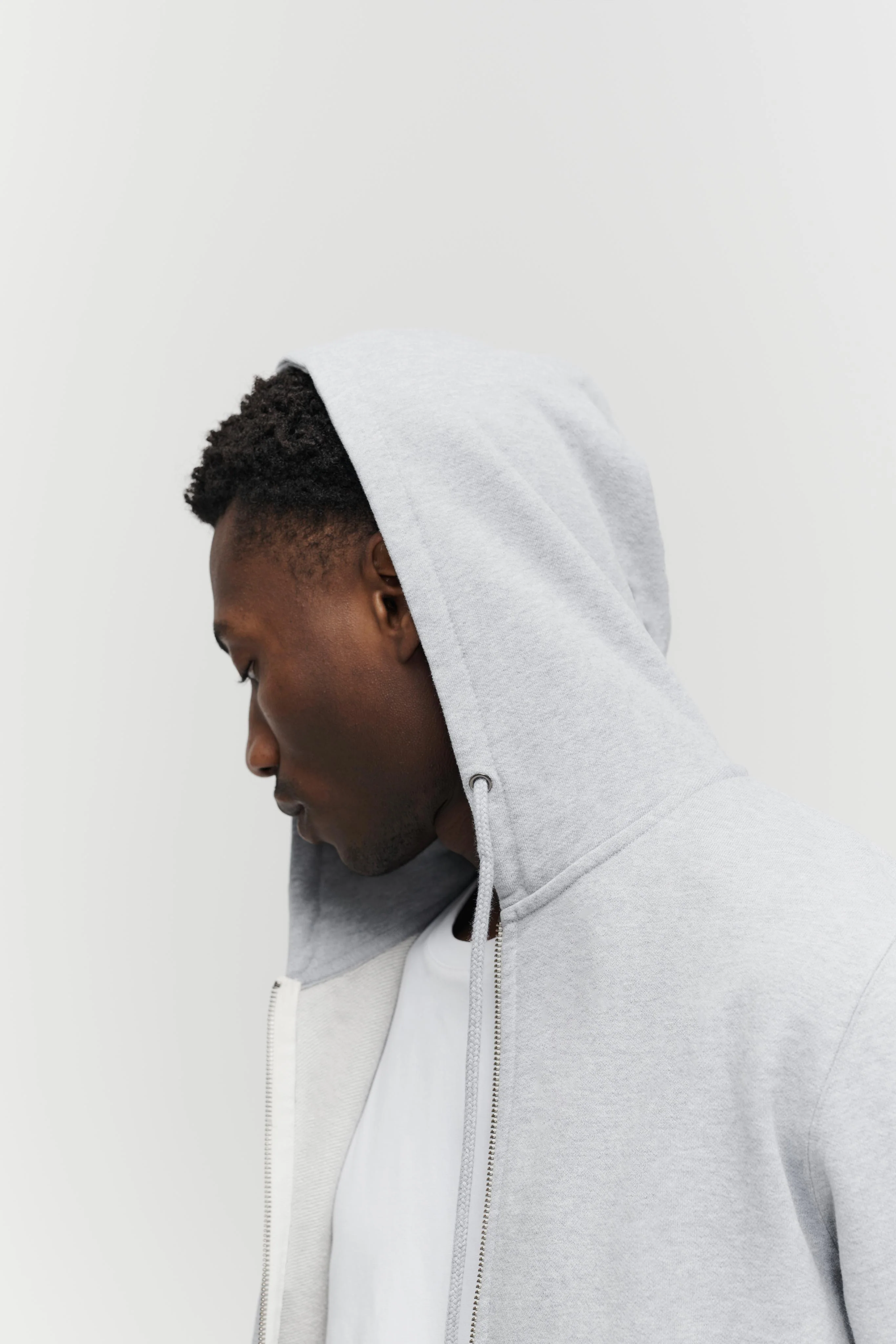 The Zip Hoodie - Grey Melange - Image 4